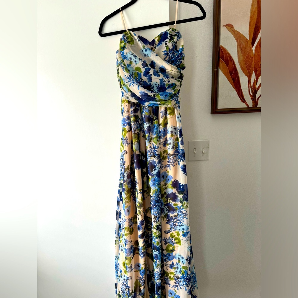 Lulus floral formal dress